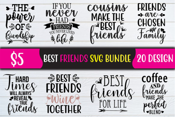 Best Friends SVG Bundle