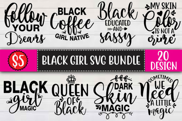Black Girl SVG Bundle