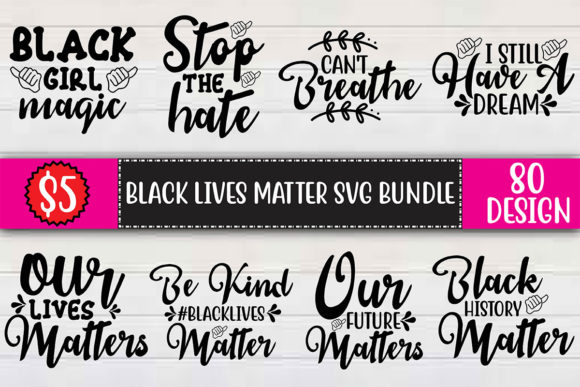 Black Lives Matter SVG Bundle