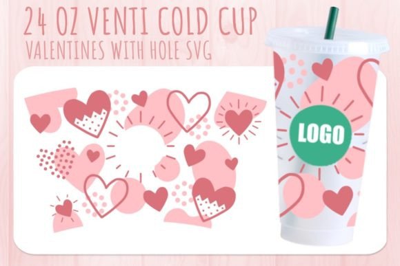 Boho Valentine’s Cup SVG 24oz