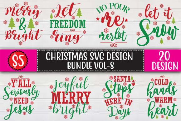 Christmas SVG Design Bundle Vol-8 Review