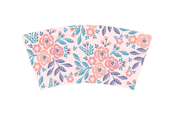 Floral Wrap for 16oz Skinny Tumbler