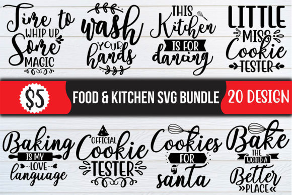 Food Kitchen SVG Bundle Review