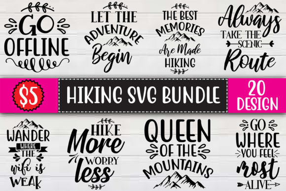 Hiking SVG Bundle Review