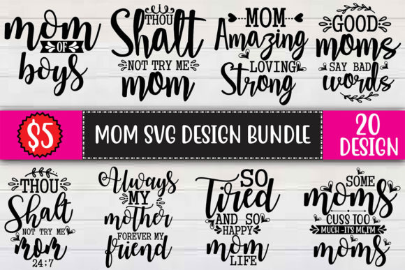 Mom SVG Design Bundle