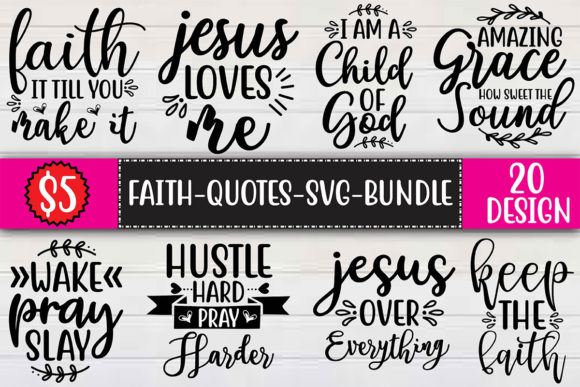 Review: Faith Quotes SVG Bundle