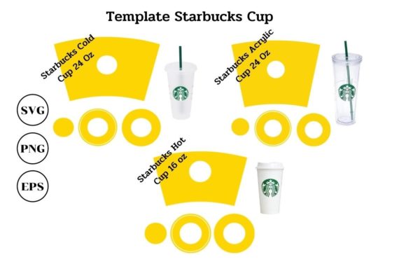 Starbucks Cup SVG, Measure 100