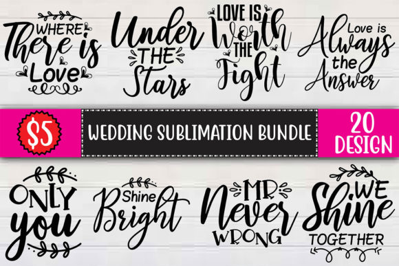 Wedding Sublimation Bundle