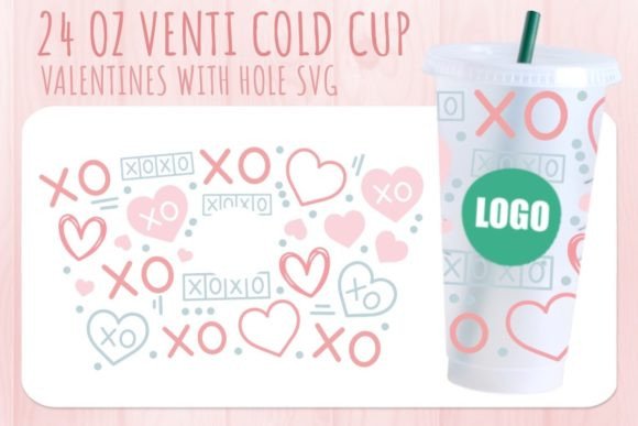 Xoxo Valentine’s Cup SVG 24oz